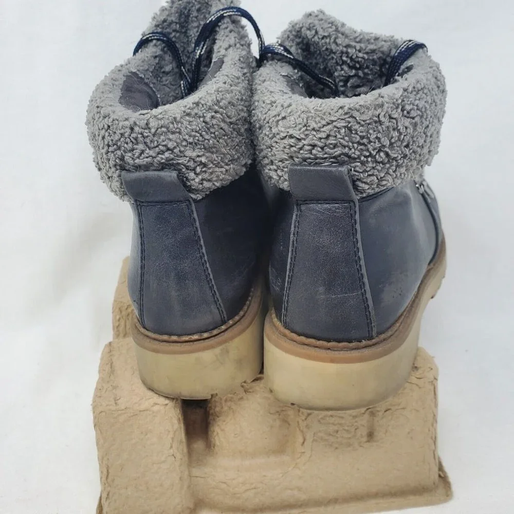 Circus By Sam Edelman Womens Kilbourn Winter Boots Brown Faux Fur Lace Up SZ 6 - Picture 7 of 12